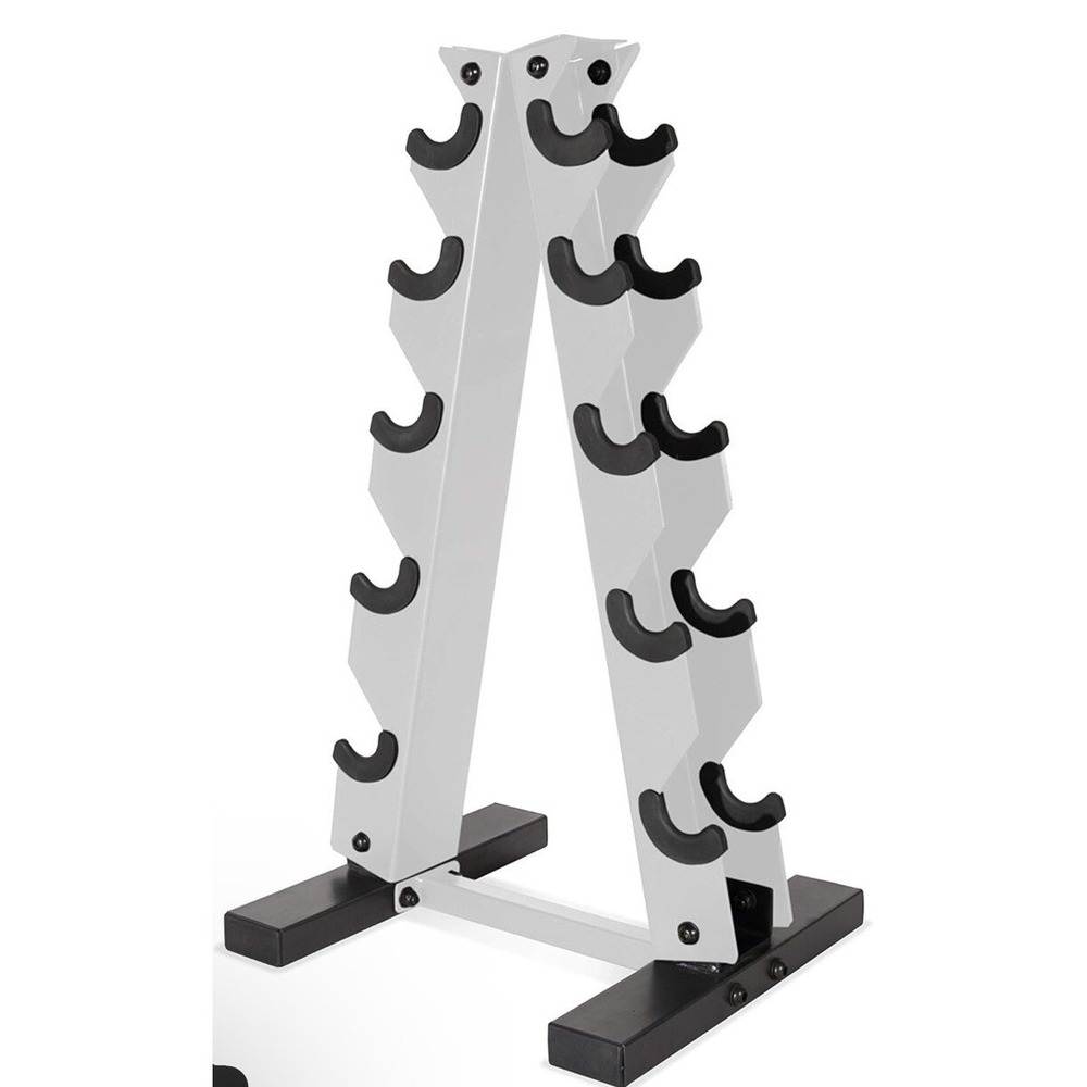 CAP Dumbbell Rack Gym Equipment‎ Like New A-Frame 5 Pair Storage